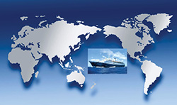UTP cruises world map