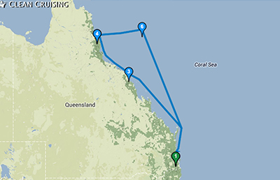 Map Barrier Reef 400